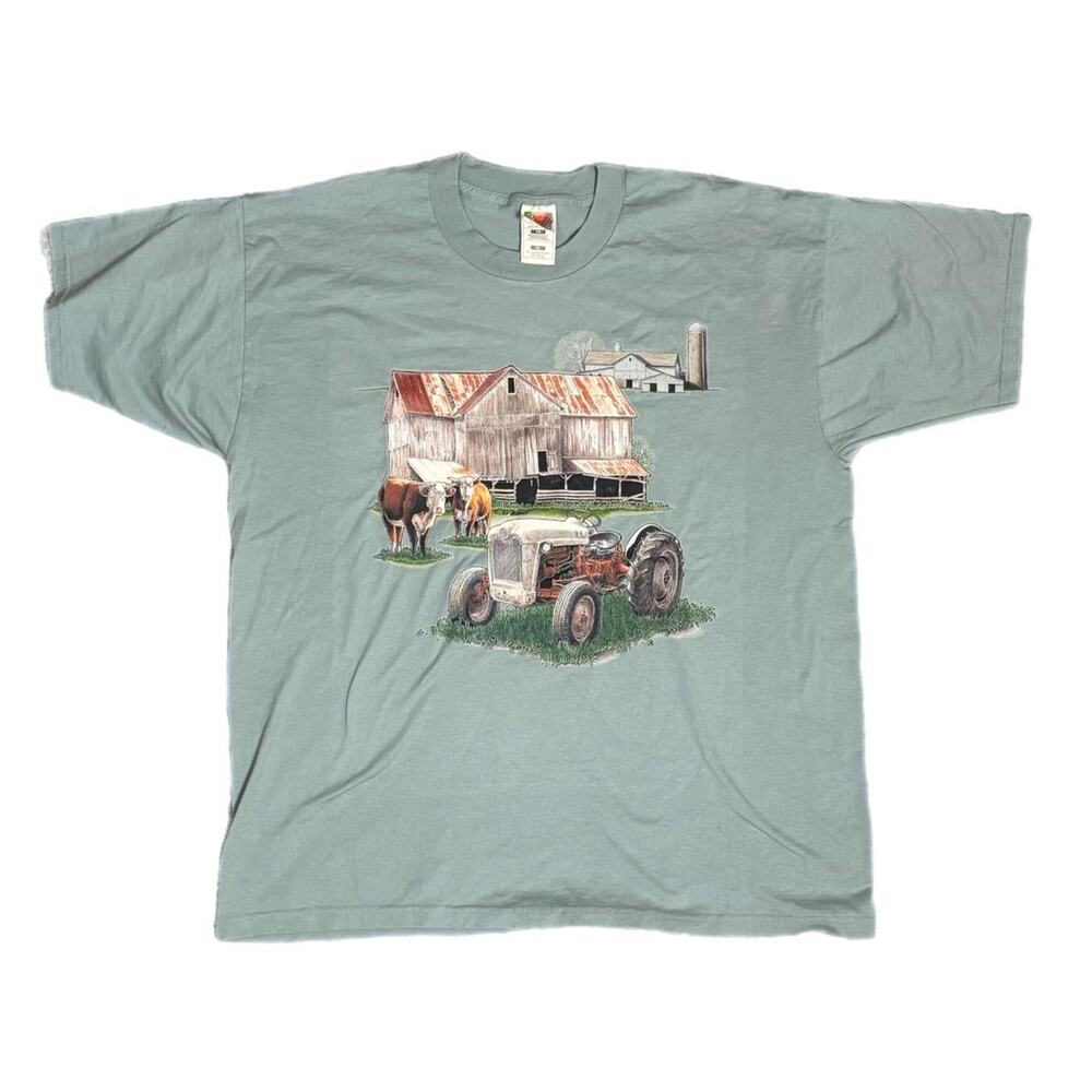 Vintage 90s Ford tractor farm tee